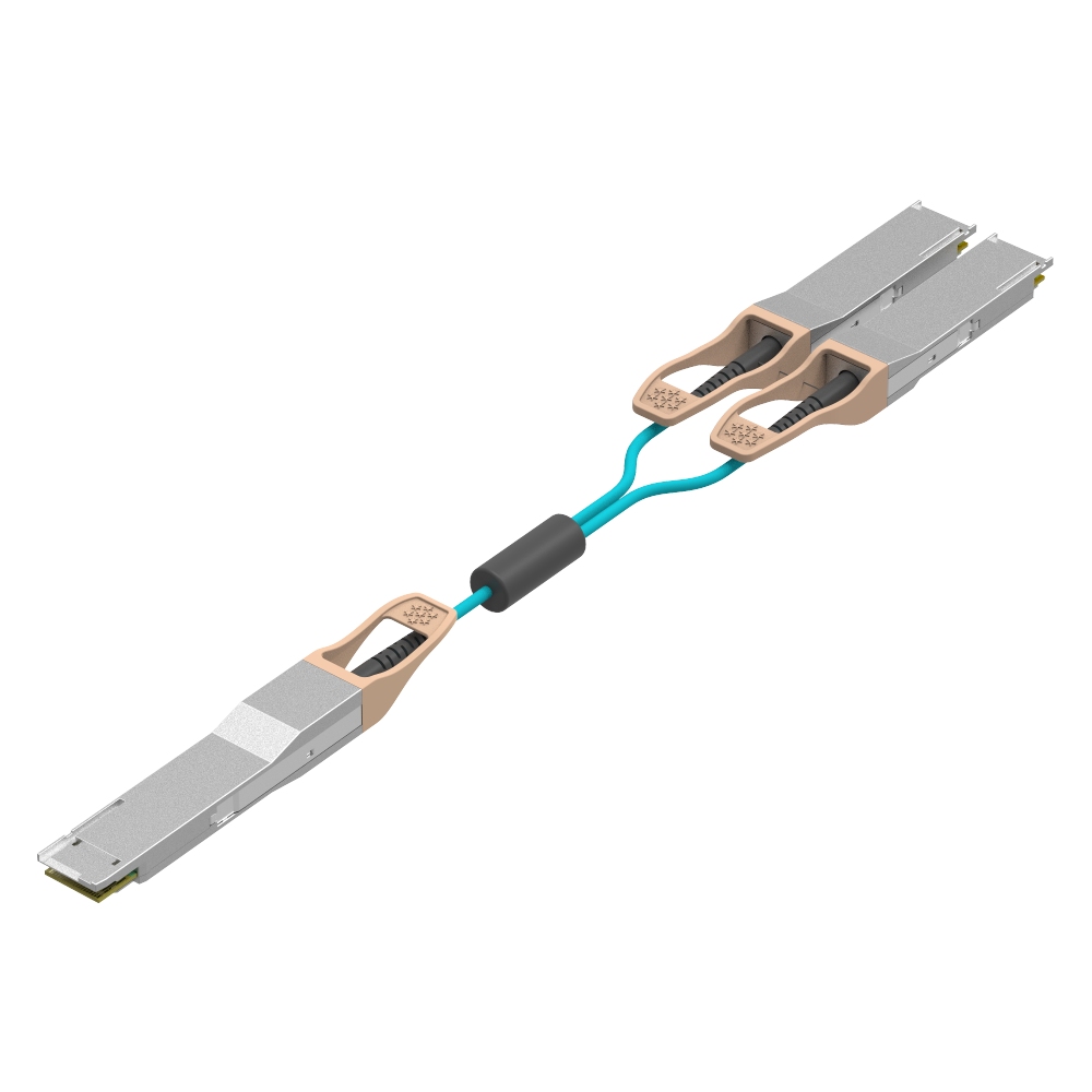 800G OSFP转2x 400G QSFP112分支AOC（1～50m）缩略图